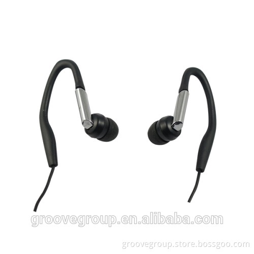 earmoff ear-hook walkie talkie with PU material 3.5mm jack
